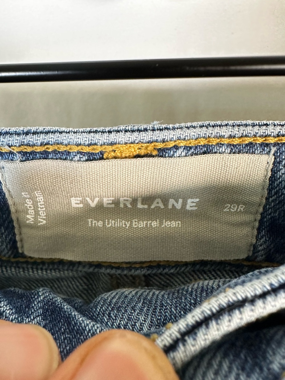 EVERLANE The Utility Barrel Jeans New Blue Size 29 Regular - Picture 7 of 8